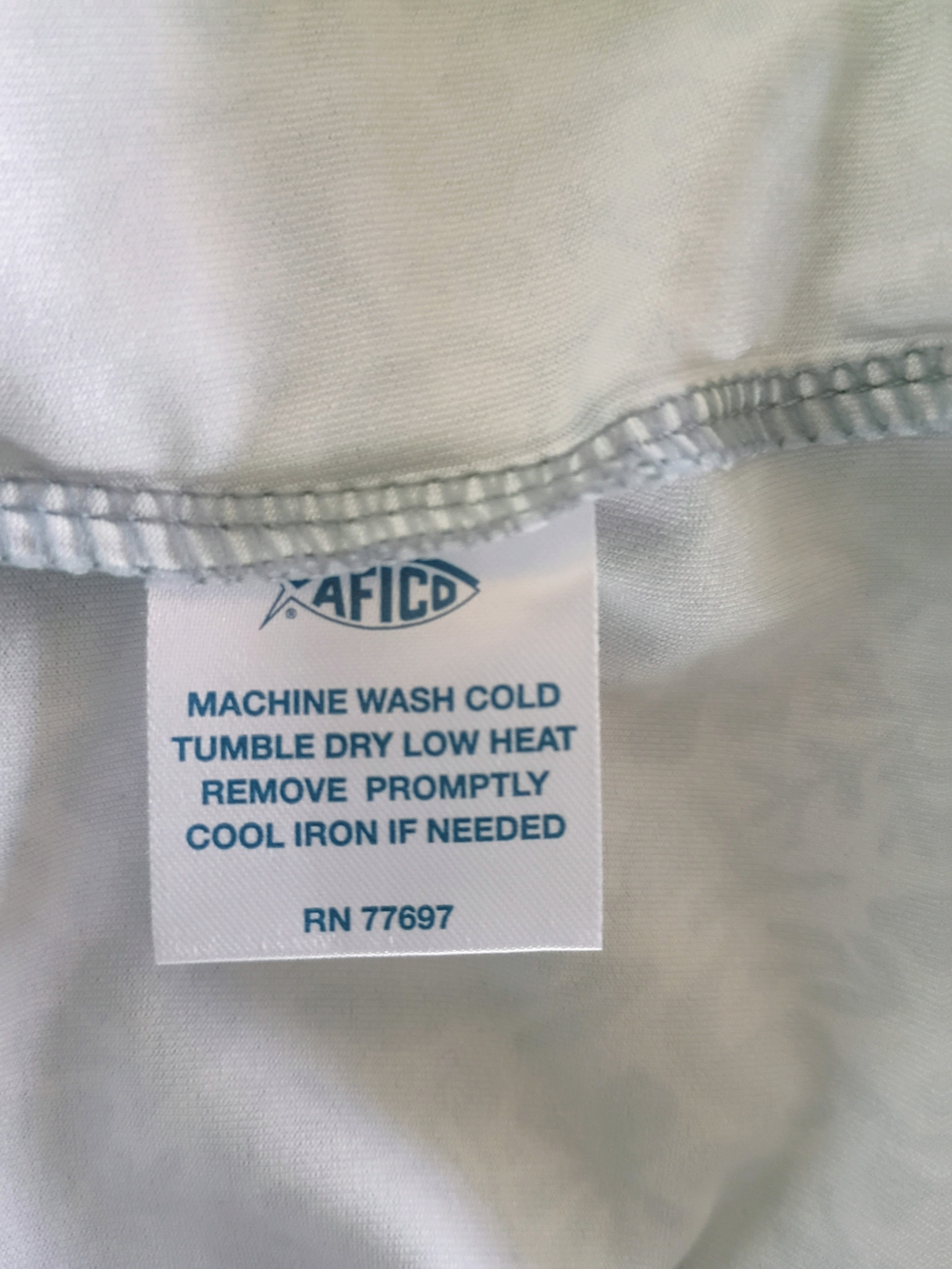 AFTCO Light Blue Seashell Floral-Pattern Sleeveless Tank - Picture 6 of 6